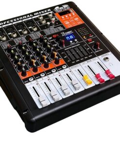 Consola potenciada 4 canales dsp 560w bt mp3 GBR MIX 4 POWER ECO SERIES