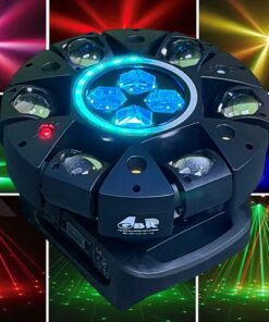 Efecto GBR SPIRO LED 6 en 1 giro 360 laser flash aro led y mas