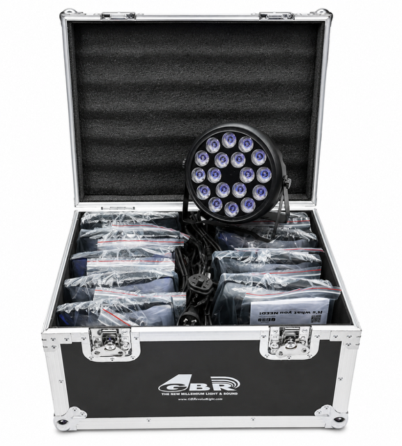 SPOT GBR LED PAR 300 DMX KIT X 10 (2)